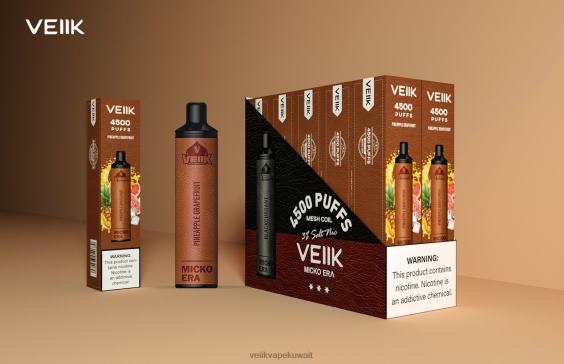 VEIIK Vape Price 0Z46F6 الأناناس الجريب فروت | VEIIK Micko Era 4500 بخة 30 ملغ للاستعمال مرة واحدة